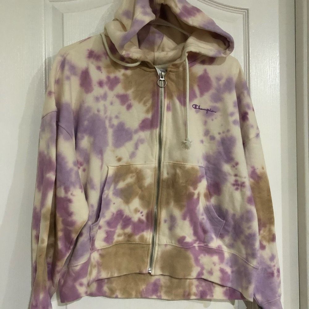 Brand New Champion Lightweight Zip Up Jacket For Women Garment Dye Small NWT